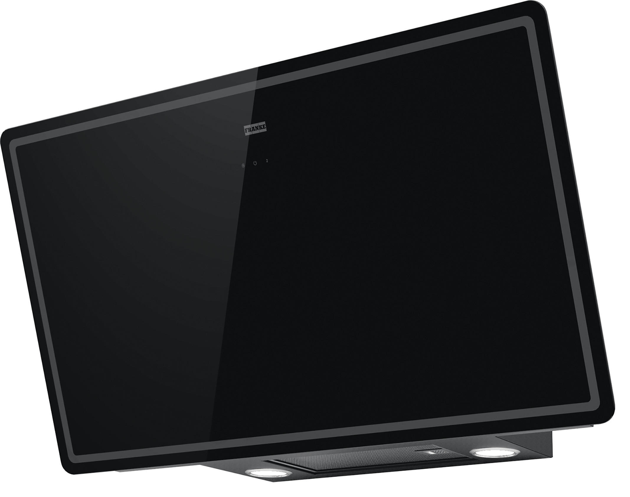 DUNSTABZUGSHAUBE 330.0591.716  - Schwarz, Basics, Glas/Metall (90/45/38,5cm) - Franke