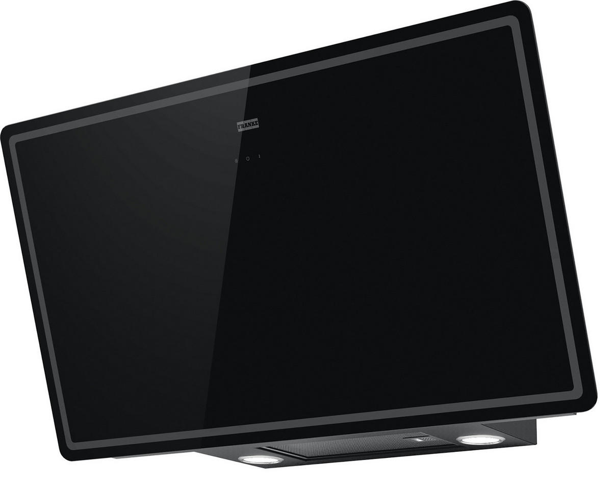 DUNSTABZUGSHAUBE 330.0591.716  - Schwarz, Basics, Glas/Metall (90/45/38,5cm) - Franke
