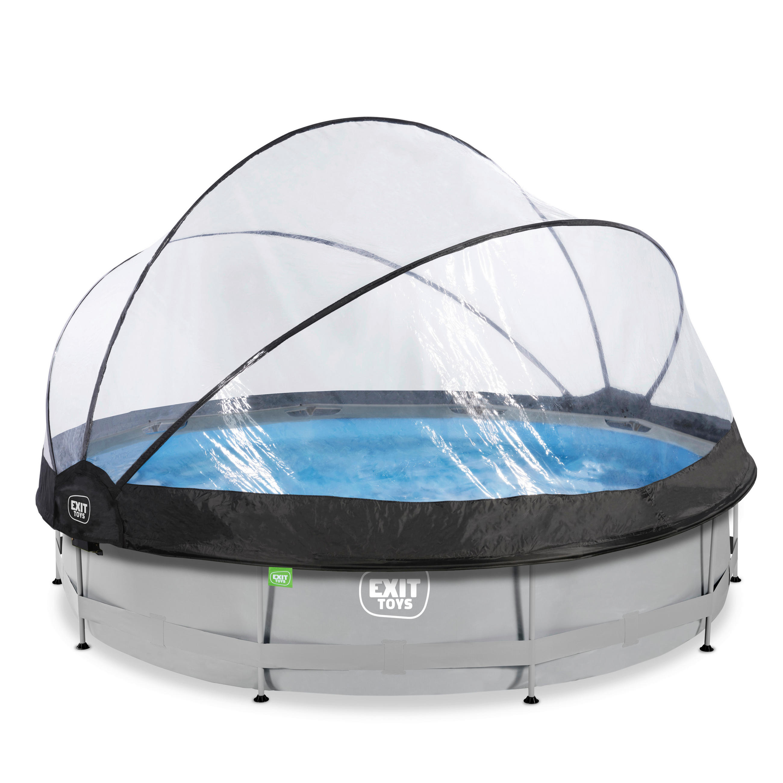 POOL SET 380/250 cm  - grå, Klassisk, plast (380/250cm) - EXIT Toys