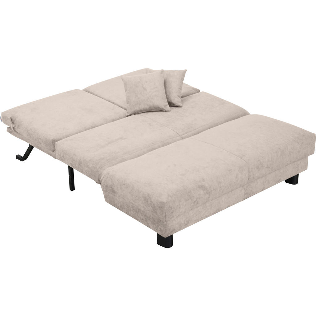 Thumbnail - Carryhome Schlafsofa, Greige, Textil, 2-Sitzer, Füllung: Schaumstoff, 160x85x100 cm, Made in Germany, Typenauswahl, Fußa...