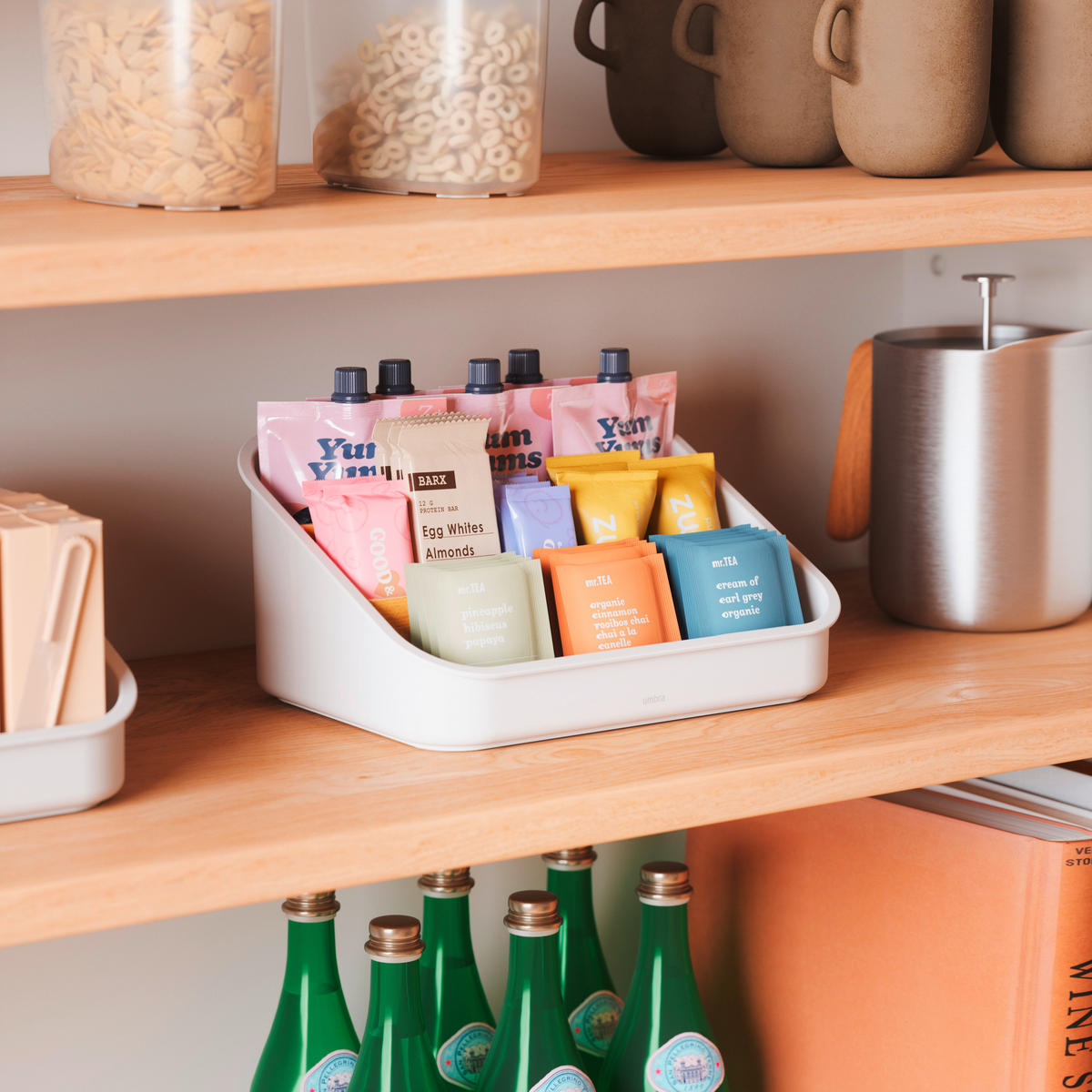 ORGANIZER  - Naturfarben/Weiß, Basics, Holz/Kunststoff (20/13/26cm) - Umbra