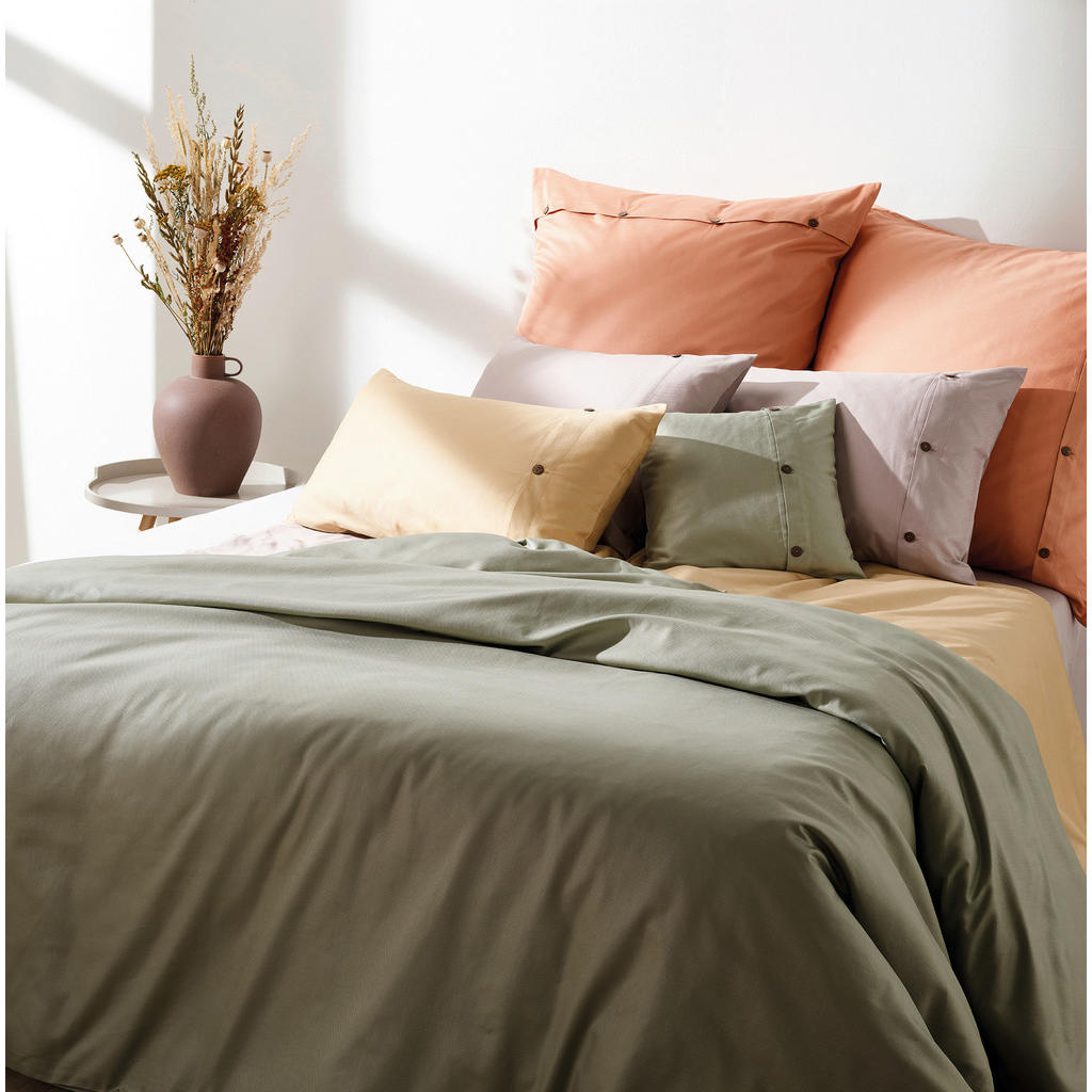 Thumbnail - Curt Bauer Bettwäsche Tender, Honig, Textil, Uni, 155x220 cm, Oeko-Tex® Standard 100, Oeko-Tex® Made IN Green, Schlaftex...