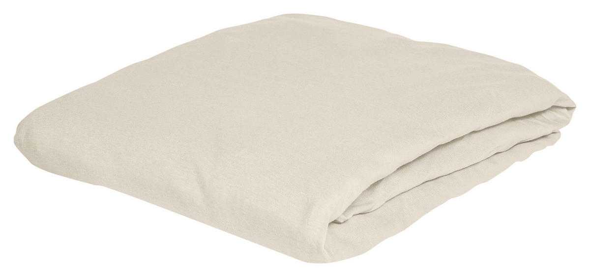 SPANNBETTTUCH Biber  - Naturfarben, KONVENTIONELL, Textil (100/200cm) - Bierbaum