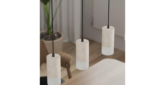 LED-HÄNGELEUCHTE Mimosa 86/8/150 cm   - Pinienfarben, Design, Kunststoff/Stein (86/8/150cm) - Dieter Knoll