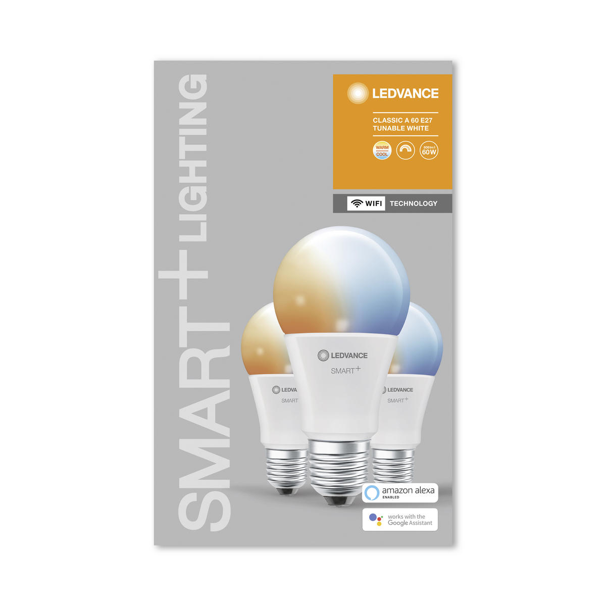 LED-LEUCHTMITTEL   E27 9 W 806 lm 3 Stück  - Weiß, Basics, Glas/Kunststoff (6/11,5cm) - Ledvance