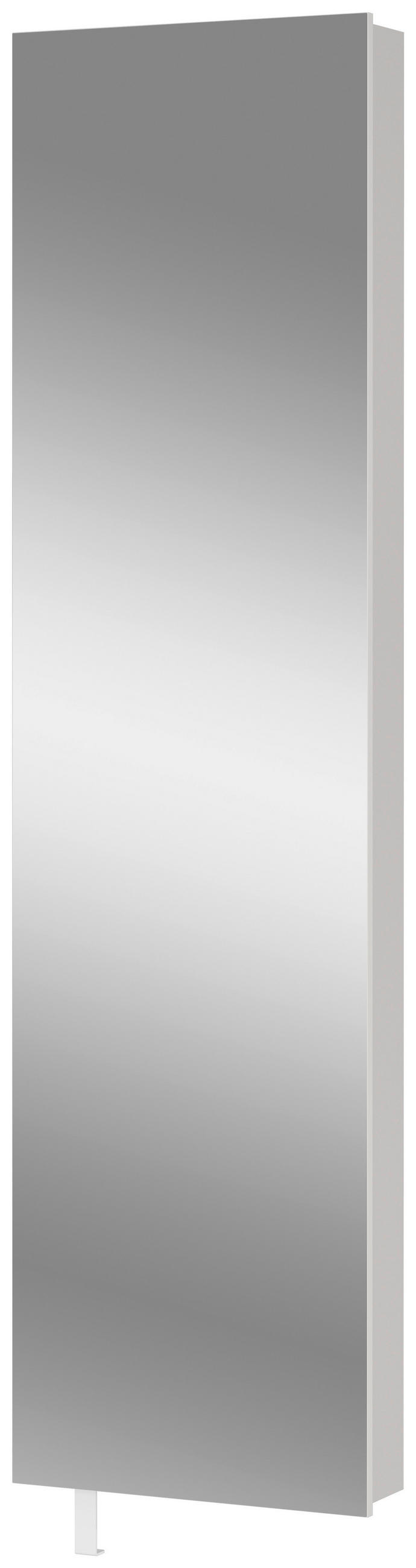 SCHUHSCHRANK 50/195/18 cm  - Kaschmir, Design, Glas/Holzwerkstoff (50/195/18cm) - Xora