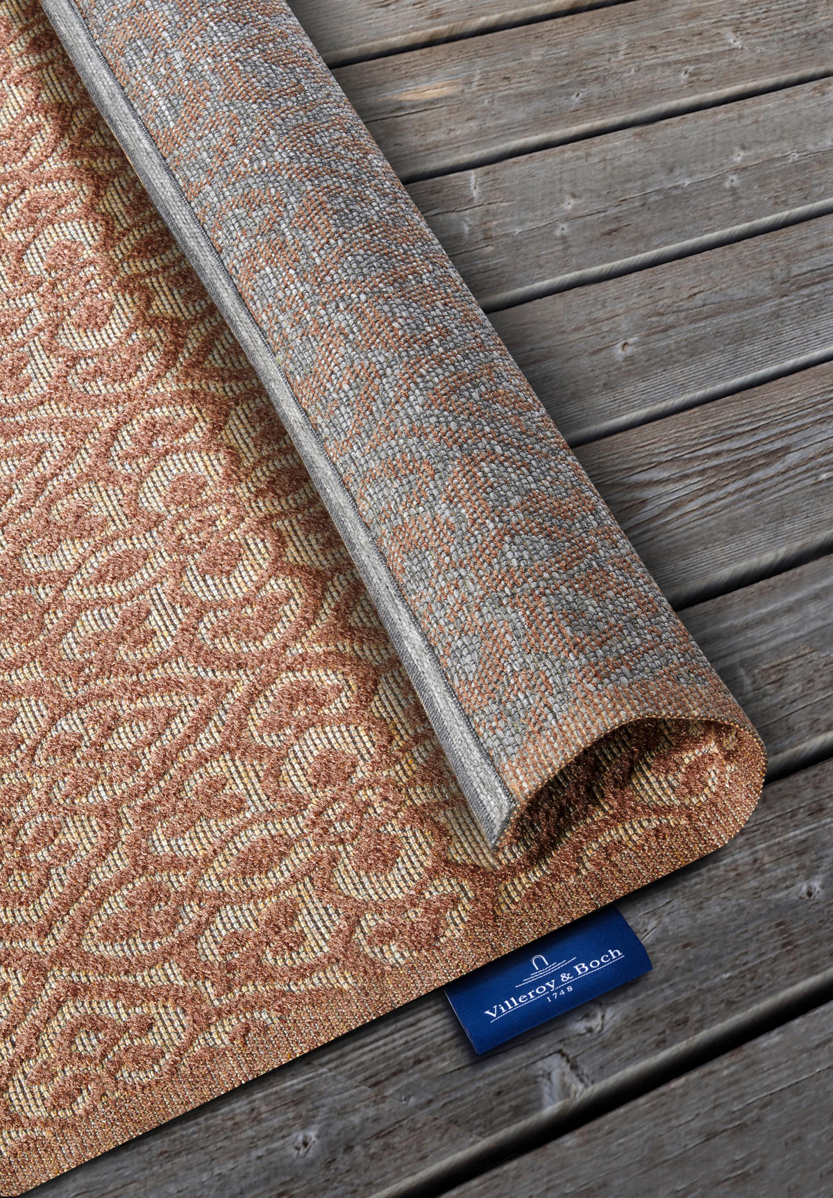 OUTDOORTEPPICH 160/230 cm Kollektion 1883 Kupferfarben  - Kupferfarben, Design, Kunststoff/Textil (160/230cm) - Villeroy & Boch