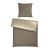WENDEBETTWÄSCHE Satin 135/200 cm  - Taupe, Textil (135/200cm) - Bio:Vio