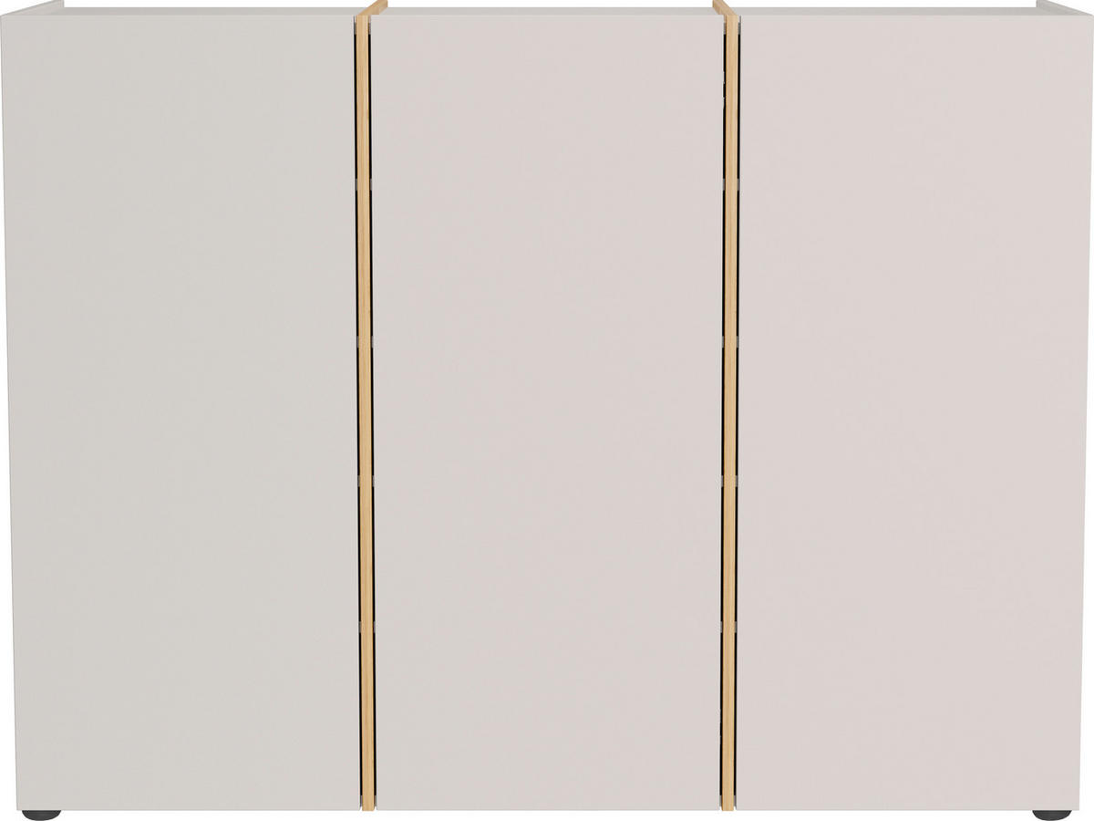 SCHUHSCHRANK Eichefarben, Kaschmir  - Kaschmir/Eichefarben, Design, Holzwerkstoff/Kunststoff (138/103/38cm)