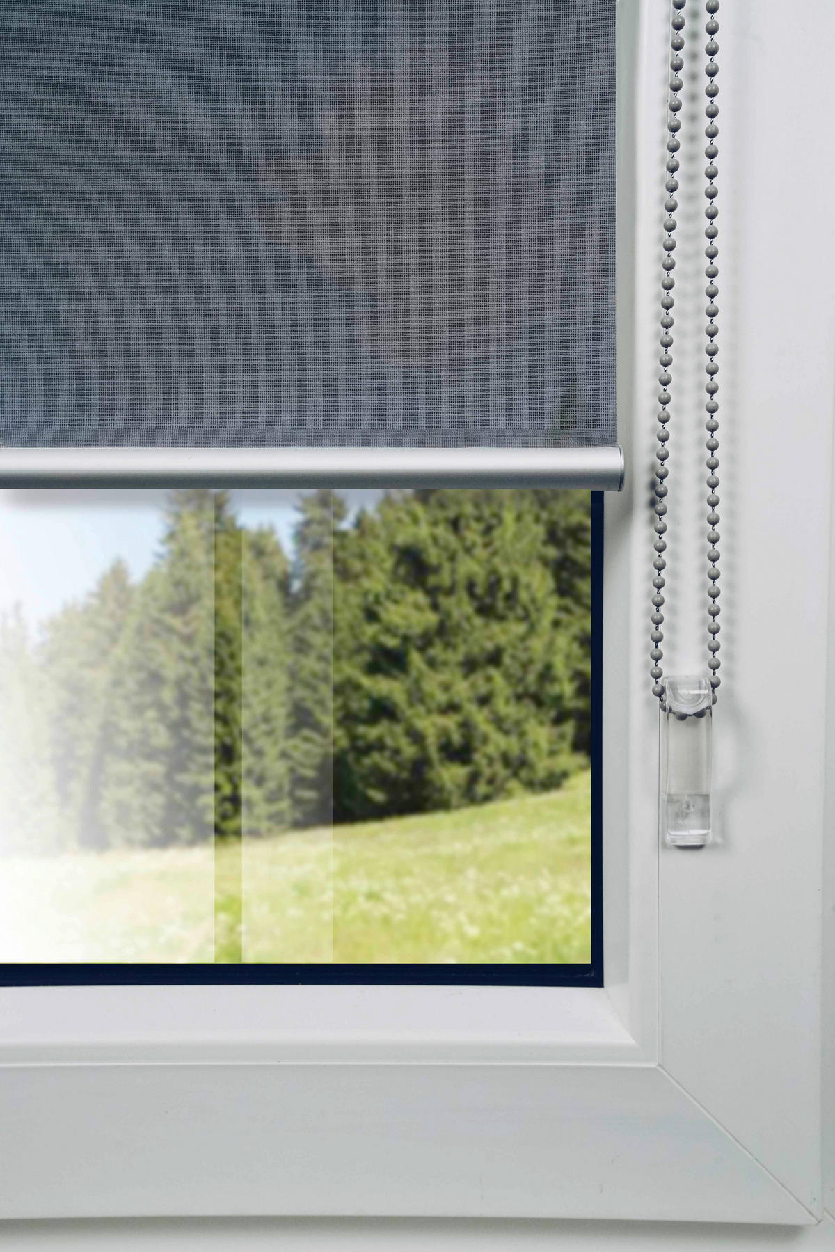 ROLLO  blickdicht     - Grau, Basics, Textil (140/250/6cm) - Homeware