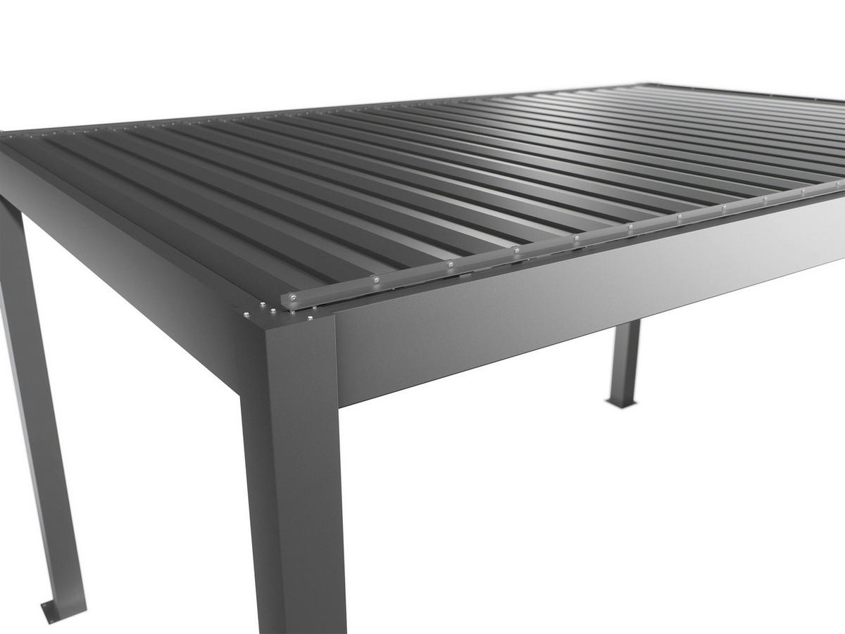 PAVILLON - Grau, Design, Metall (404,5/264/312cm) - Biohort