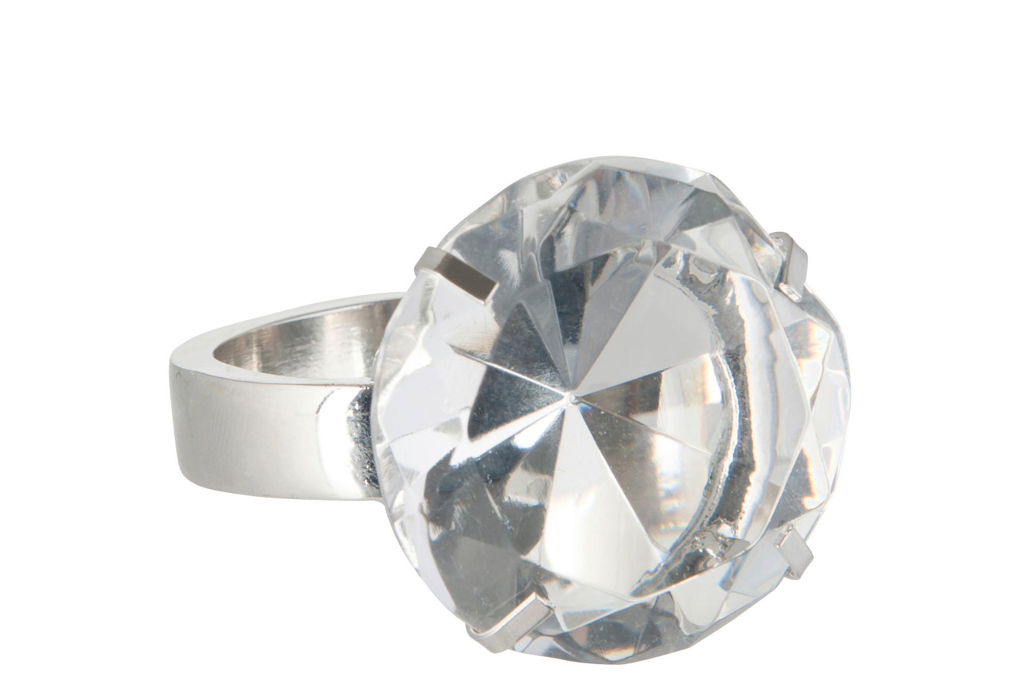 SERVIETTENRING   5/4,5/6,5 cm  - Silberfarben, Basics, Metall (5/4,5/6,5cm) - Ambia Home