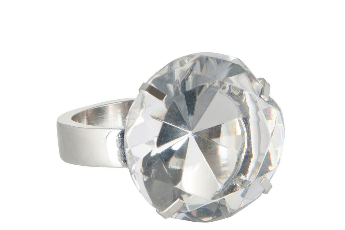 SERVIETTENRING   5/4,5/6,5 cm  - Silberfarben, Basics, Metall (5/4,5/6,5cm) - Ambia Home