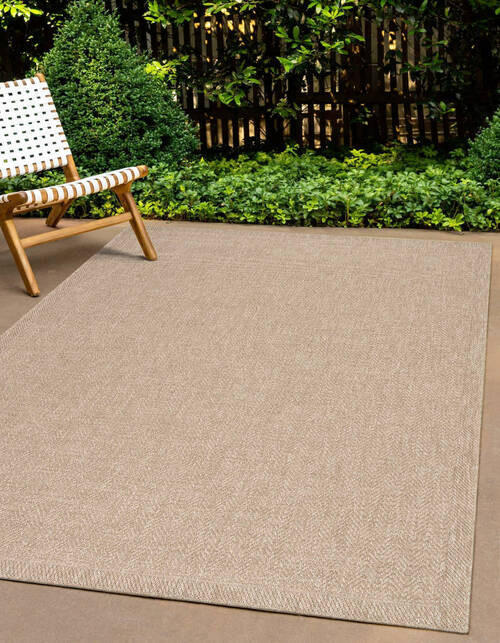 OUTDOORTEPPICH 140/200 cm Kenzy Naturfarben  - Naturfarben, KONVENTIONELL, Textil (140/200cm)
