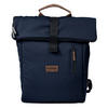 WICKELRUCKSACK N° 6 Marine/Tabak  - Braun/Dunkelblau, Basics, Textil (31/45/12cm) - Gesslein