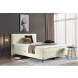 BOXBETT 160/200 cm  in Creme  - Creme/Schwarz, Design, Holz/Holzwerkstoff (160/200cm) - Xora