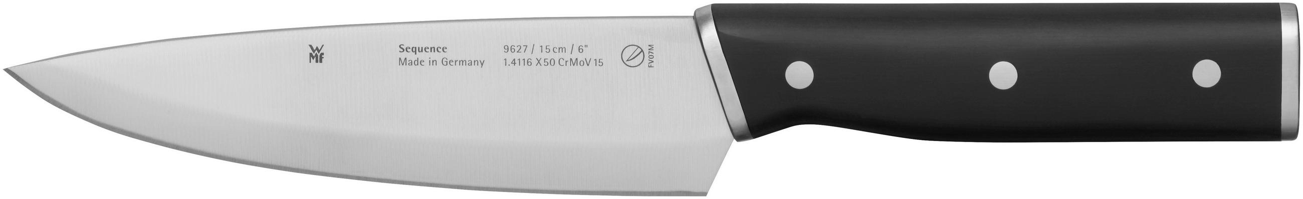 KOCHMESSER SEQUENCE 15 cm  - Schwarz, Basics, Kunststoff/Metall (15cm) - WMF