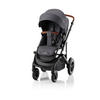 KINDERWAGEN  Smile 5Z  MIDNIGHT GREY  - Dunkelgrau/Schwarz, Basics, Textil/Metall (57/112/97,7cm) - Britax Römer