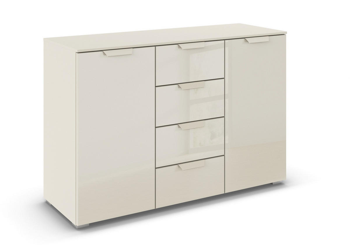 SIDEBOARD  in 120/81/42 cm  - Champagner, Design, Glas/Holzwerkstoff (120/81/42cm) - Xora