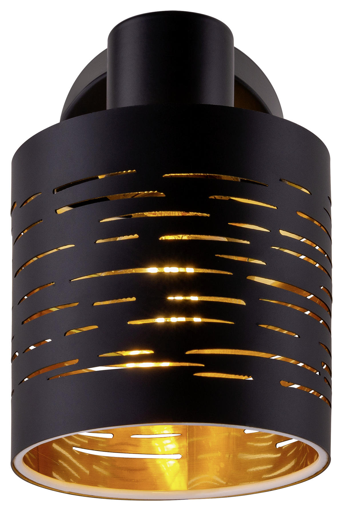 SPOTLIGHT Tunno 10/13/14,5 cm   - svart/guldfärgad, Design, metall/plast (10/13/14,5cm) - Globo