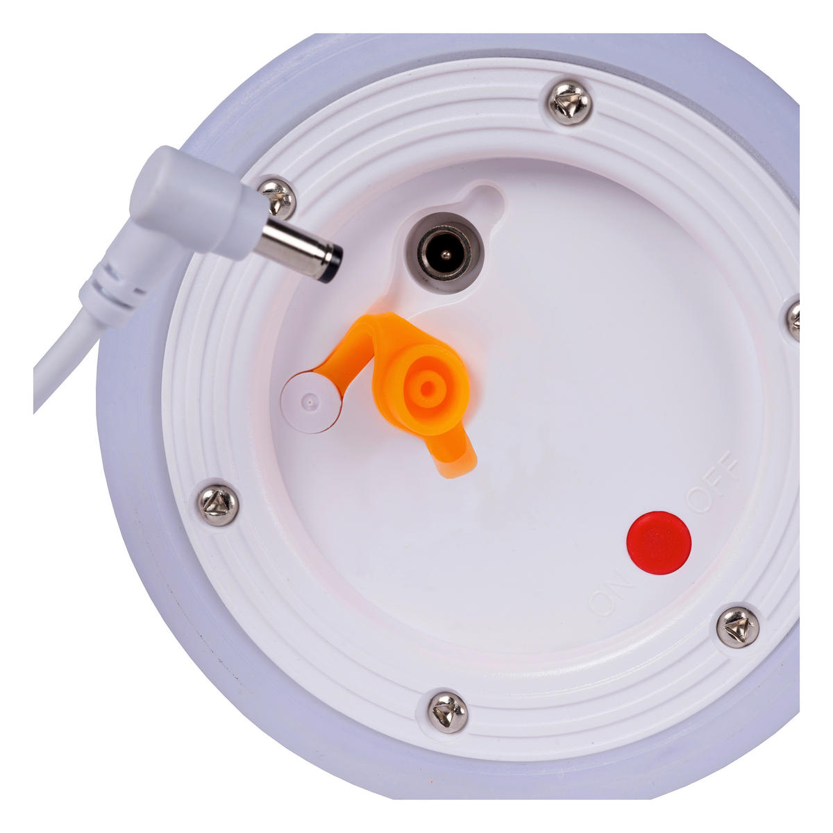 LED-AUßENLEUCHTE 10/18.5 cm   - Weiß/Braun, Basics, Kunststoff/Metall (10/18.5cm) - Lucide