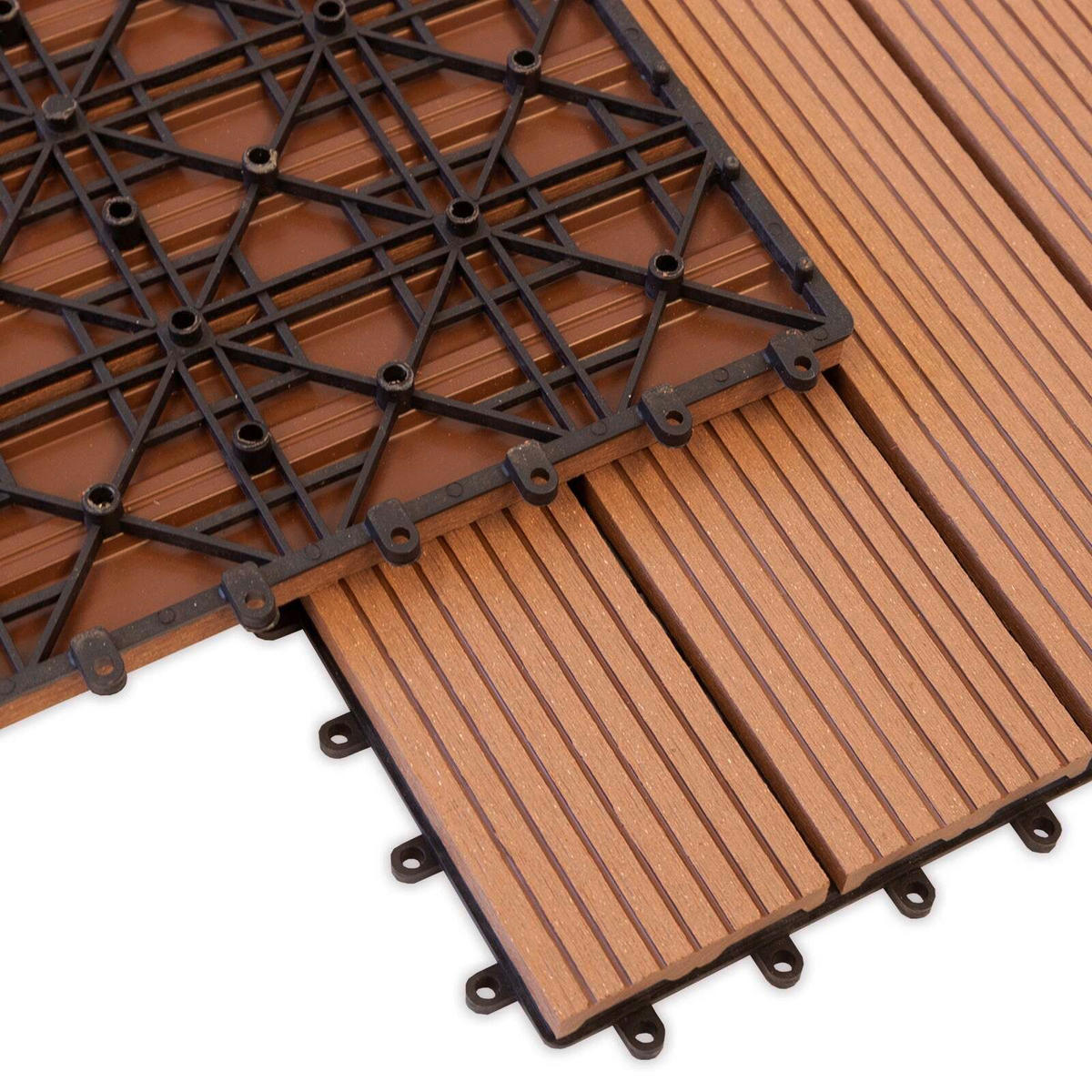 TERRASSENFLIESE Hellbraun  - Hellbraun, Design, Holzwerkstoff (30/60cm) - Floordirekt