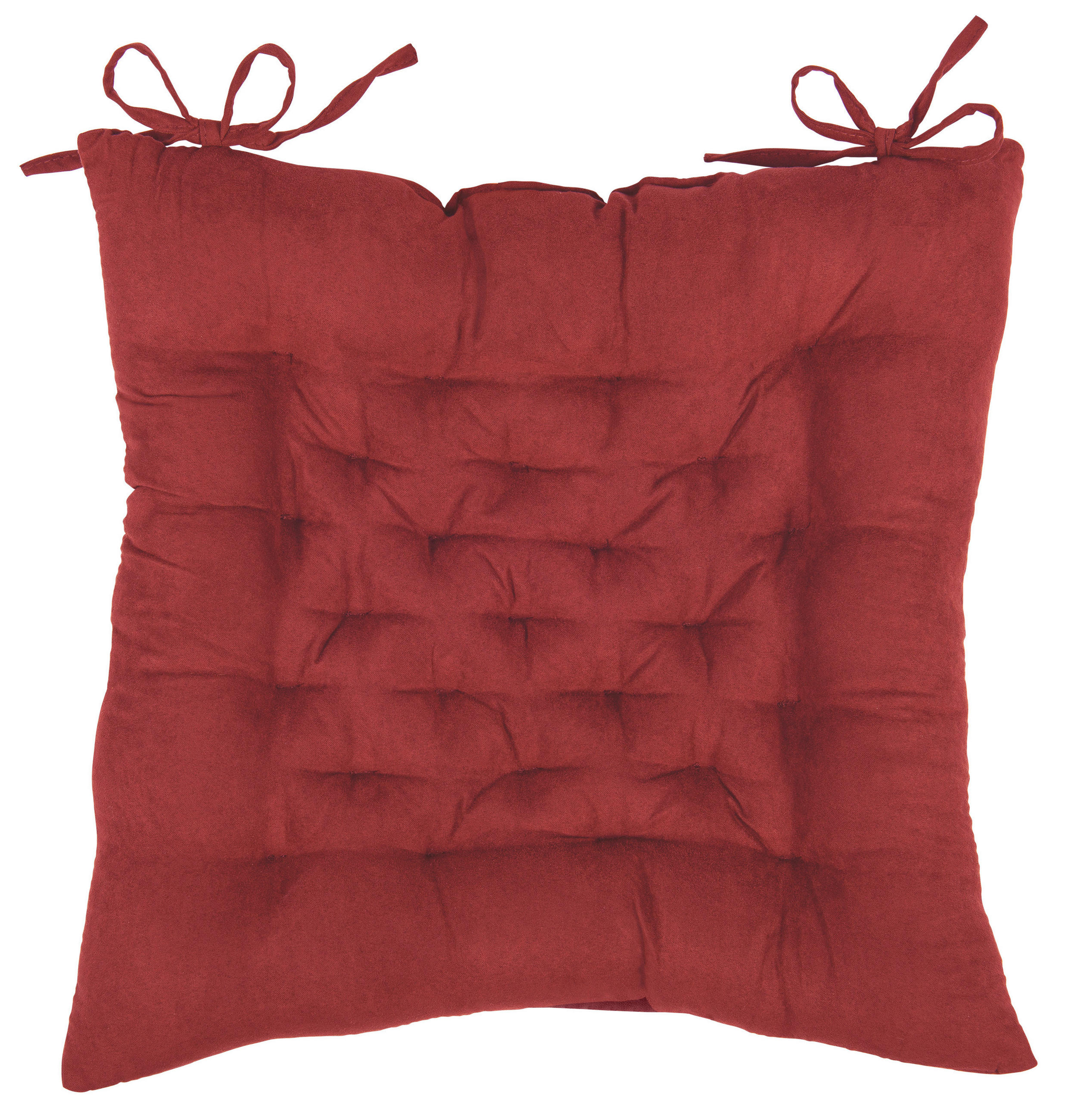 Sitzkissen Agatha Rot 40x40 cm Polyester