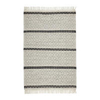HANDWEBTEPPICH 160/230 cm Sylt Creme  - Creme, Natur, Textil (160/230cm) - Linea Natura