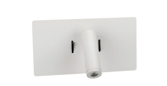LED-WANDLEUCHTE LANCASTER - Weiß, Basics, Metall (23/9-16/12cm) - Novel