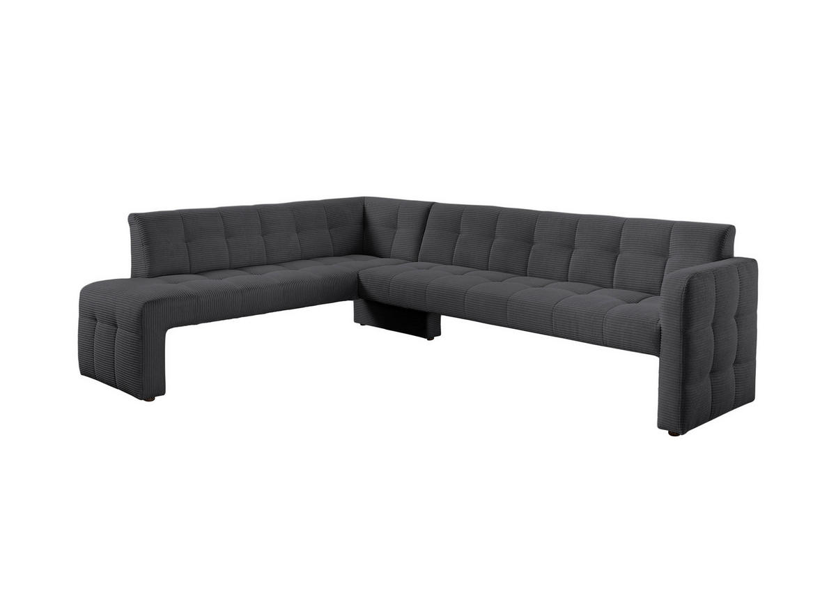 KLUPA KUTNA  antracit  drvo, tekstil, drvni materijal      - crna/antracit, Moderno, drvni materijal/drvo (265/197cm) - Livetastic