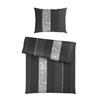BETTWÄSCHE STRIPES DK Satin  - Anthrazit, Design, Textil (140cm) - Dieter Knoll