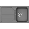 SPÜLE FOMD100AGCR  - Grau, Basics, Stein (86/50cm) - Schock