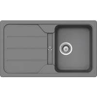SPÜLE FOMD100AGCR  - Grau, Basics, Stein (86/50cm) - Schock