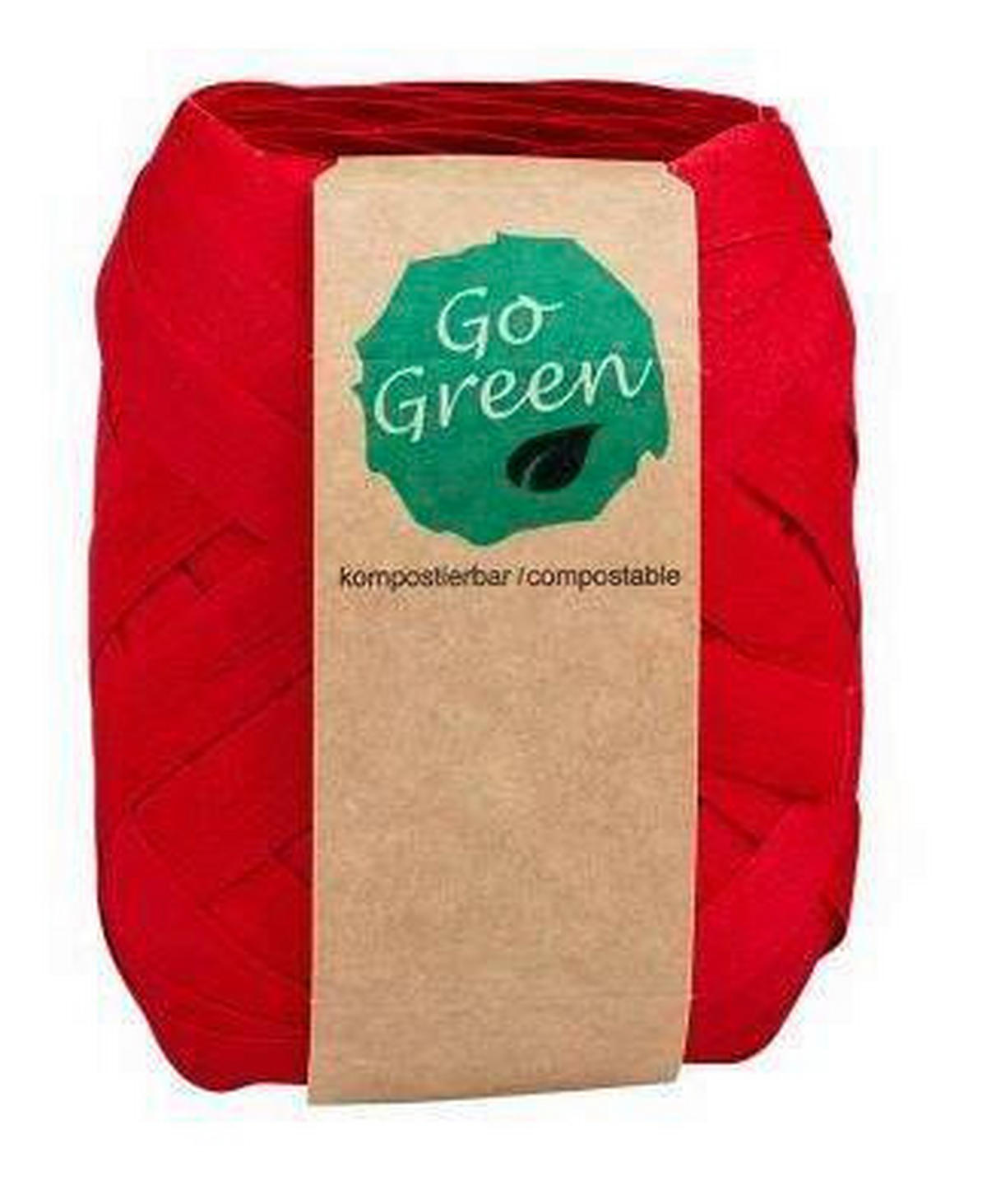 GESCHENKBAND  - Hellrot, Basics, Textil (6/8/6cm)