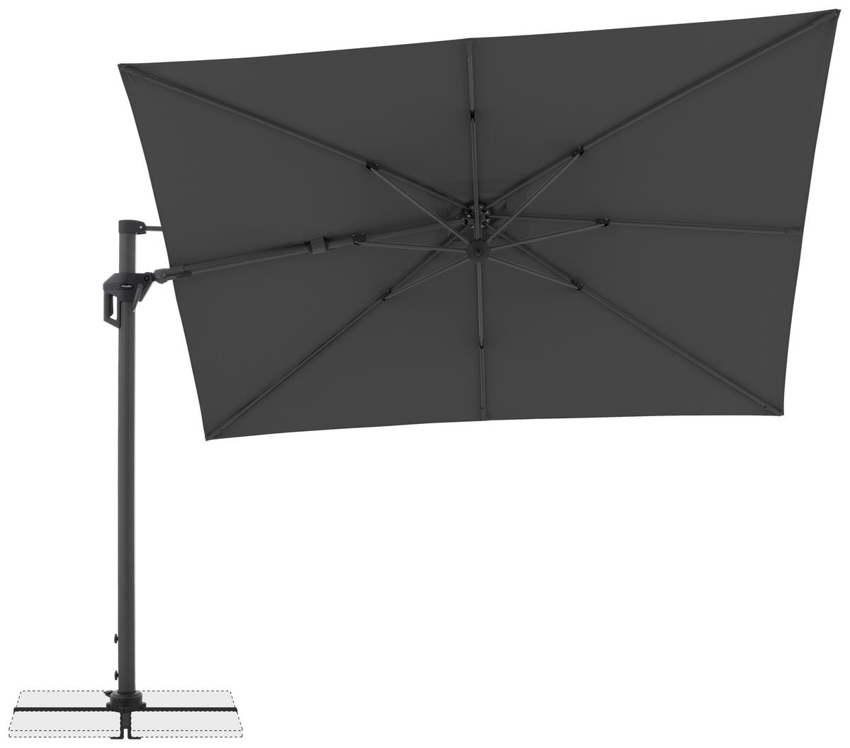 AMPELSCHIRM Anthrazit  - Anthrazit/Schwarz, Basics, Textil/Metall (310/210cm) - Doppler