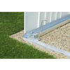 BODENRAHMEN 252/4/132 cm  - Alufarben, Design, Metall (252/4/132cm) - Biohort