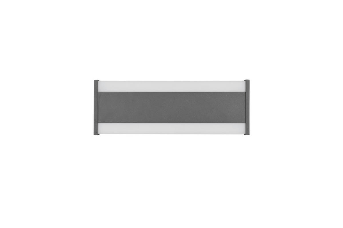 AUßENWANDLEUCHTE   - Anthrazit, Basics, Metall (10,7/30/6cm)