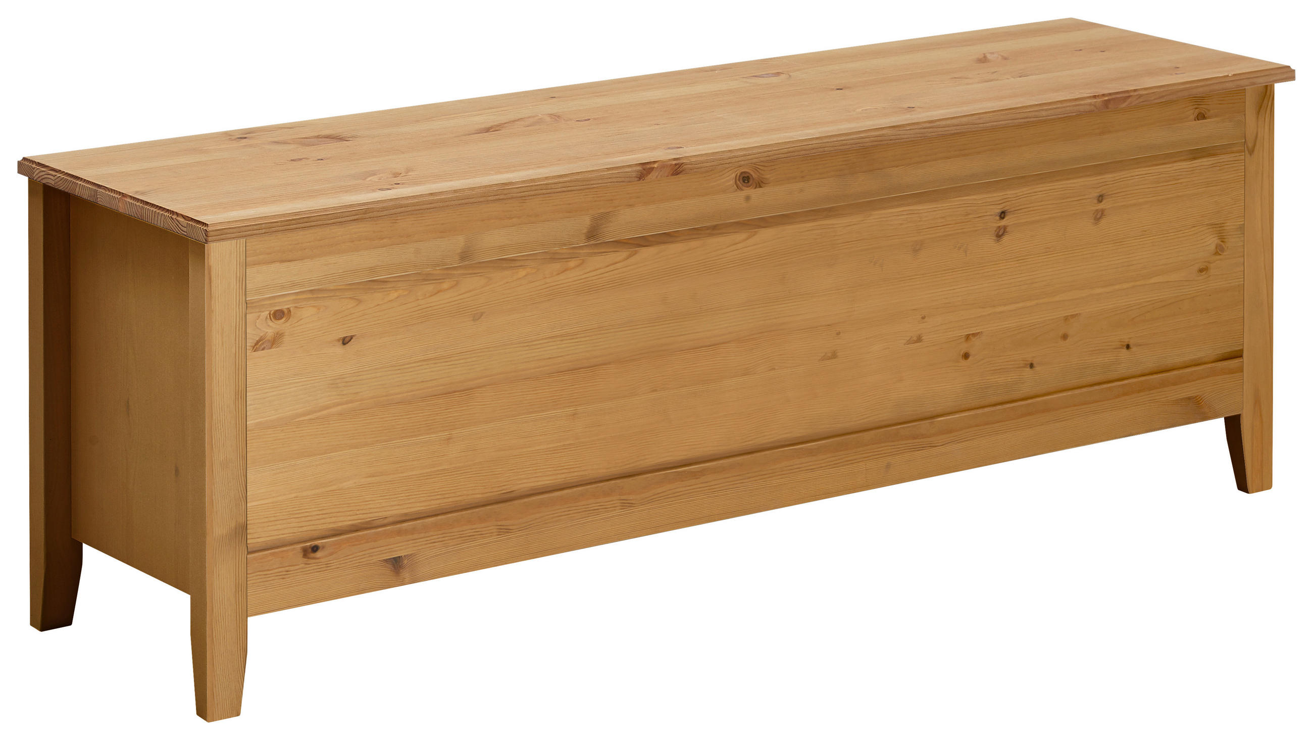 BETTBANK Kiefer Laugenfarbig  - Laugenfarbig, ROMANTIK / LANDHAUS, Holz (136/47/38cm) - Boxxx