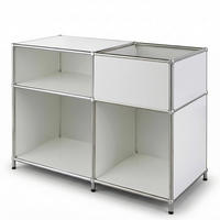 SIDEBOARD Concept Epure MK-030 88/65/40 cm  - Weiß, Basics, Metall (88/65/40cm) - Floordirekt