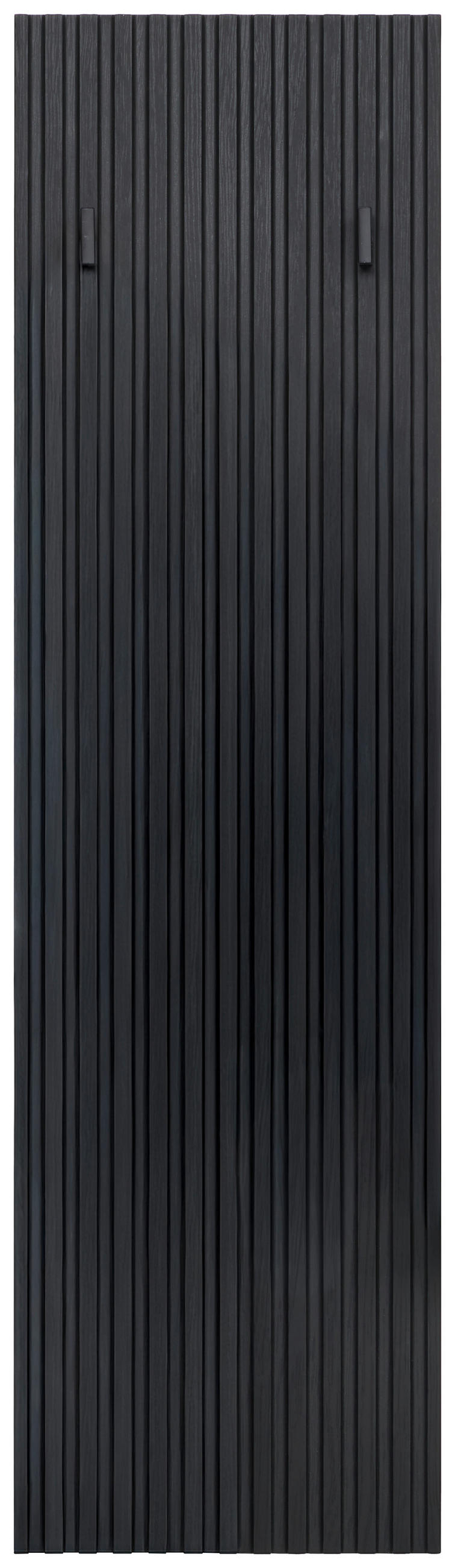 GARDEROBENPANEEL  in 32/115/2 cm  - Schwarz, Design, Holzwerkstoff (32/115/2cm) - Hom`in