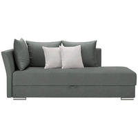 HEVERŐ textil mentazöld  - krómszínű/grafitszürke, Design, műanyag/textil (220/93/100cm) - Xora