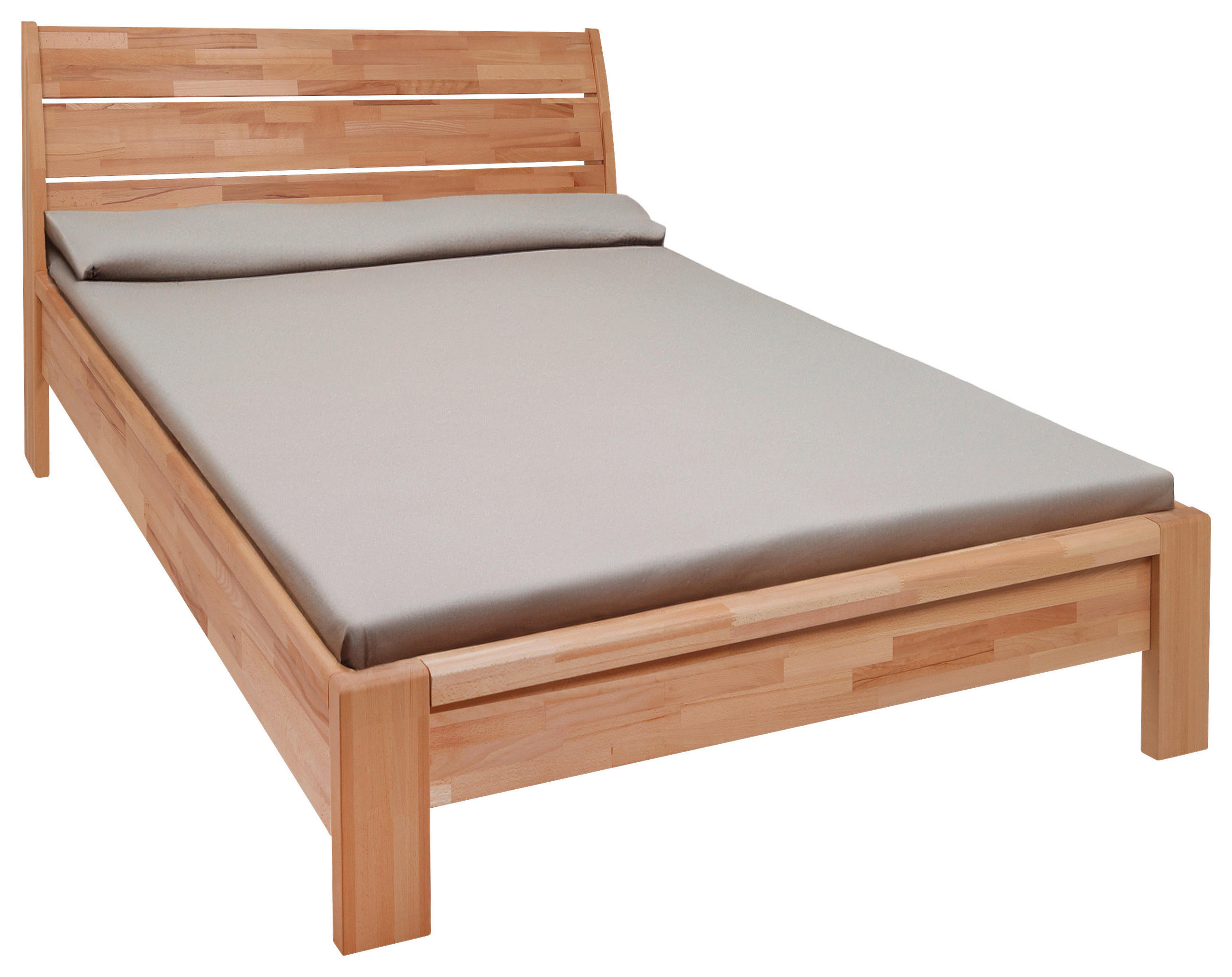 ÁGY 120/200 cm  geszt bükk  - geszt bükk, Modern, fa (120/200cm) - MID.YOU
