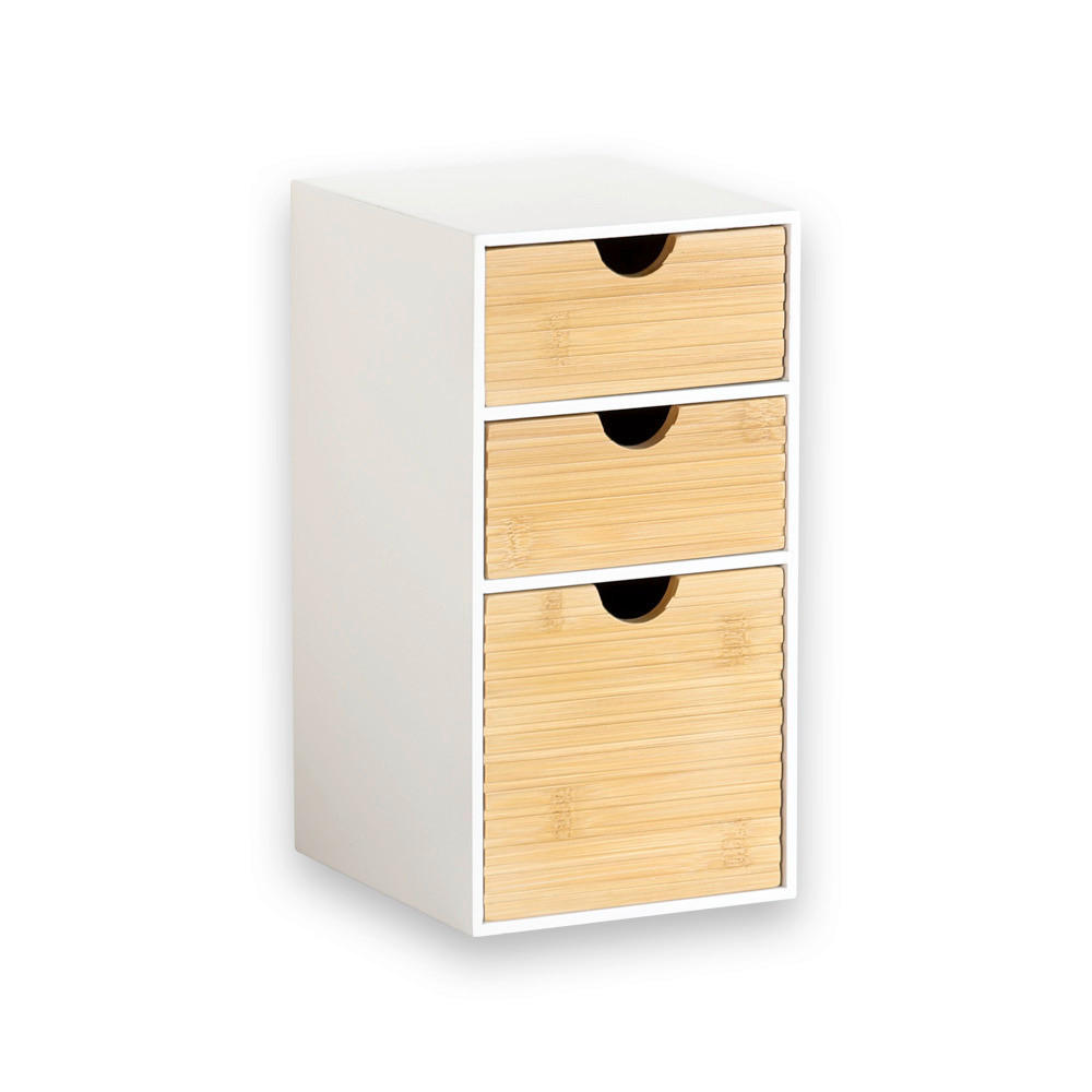 TISCHORGANIZER    14/16/27 cm  - Naturfarben/Weiß, Basics, Holz/Holzwerkstoff (14/16/27cm) - Kesper