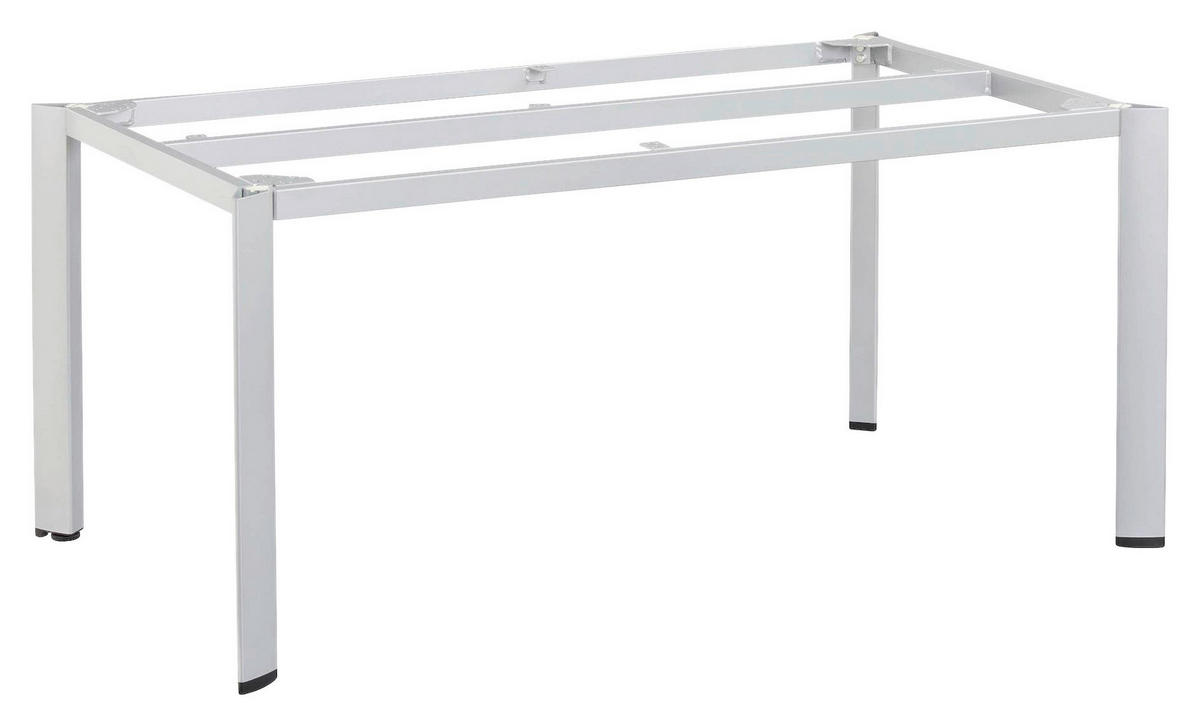 GARTENTISCHGESTELL 160/95/72 cm Metall Silberfarben  - Silberfarben, Basics, Metall (160/95/72cm) - Kettler