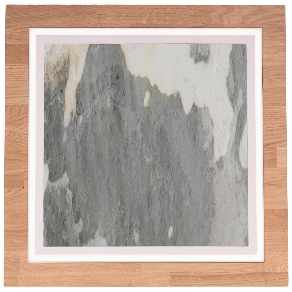 LED-DECKENLEUCHTE 40/40/6 cm   - Eichefarben/Anthrazit, Natur, Holz/Stein (40/40/6cm) - Waldwelt