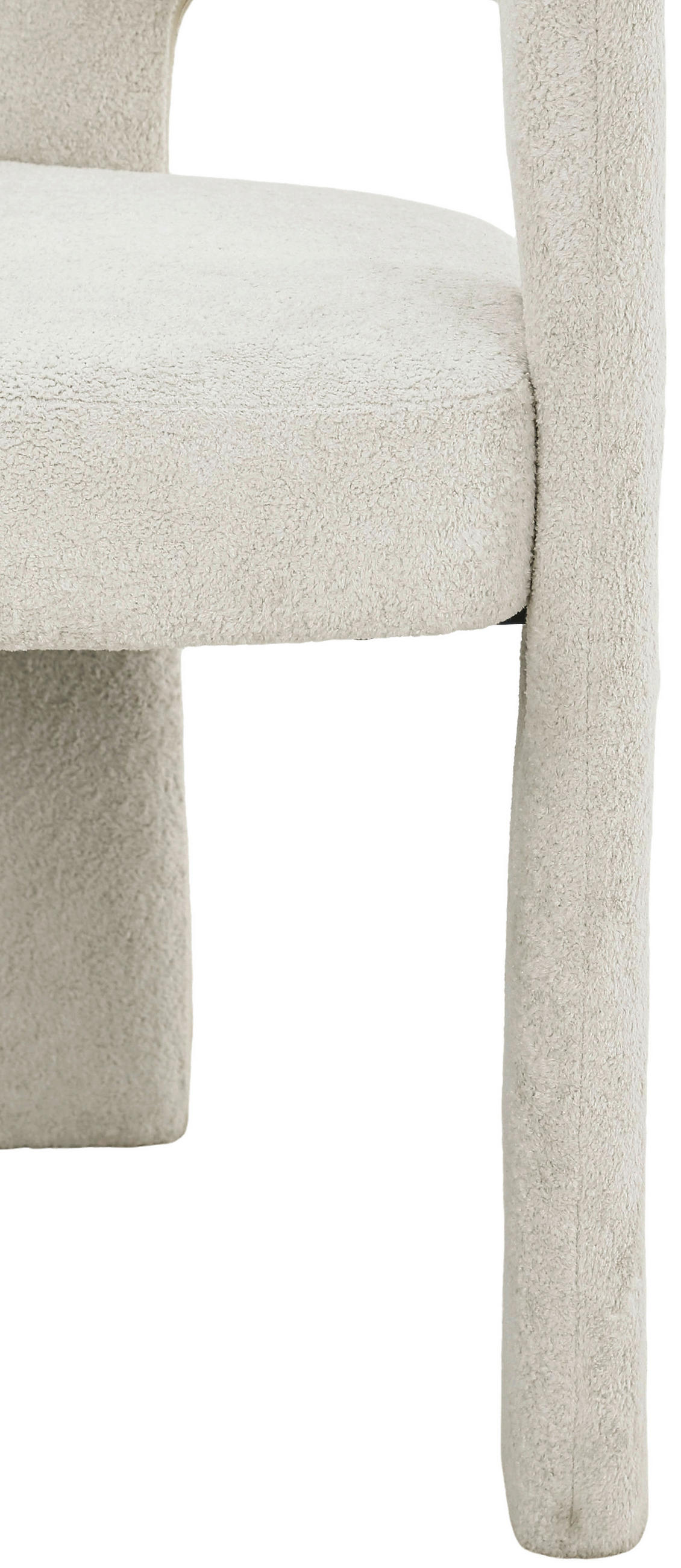 ARMLEHNSTUHL  in Eisen Samt  - Beige, MODERN, Textil/Metall (57/81,5/58cm) - MID.YOU