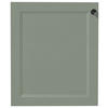 KÜCHENSCHRANKFRONT 60/72/2,2 cm  in Grün  - Edelstahlfarben/Grün, MODERN, Holzwerkstoff/Metall (60/72/2,2cm) - Nobilia