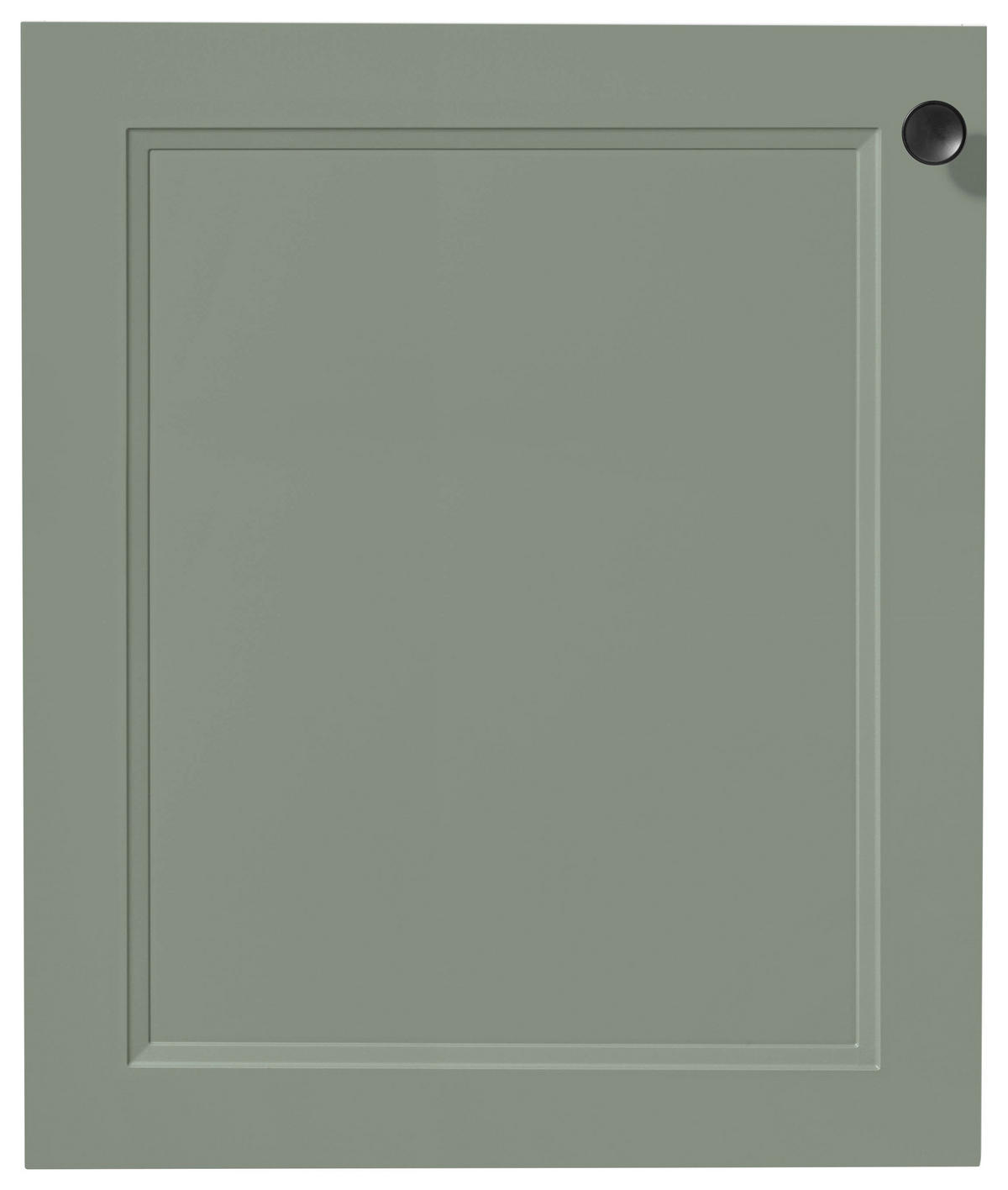 KÜCHENSCHRANKFRONT 60/72/2,2 cm  in Grün  - Edelstahlfarben/Grün, MODERN, Holzwerkstoff/Metall (60/72/2,2cm) - Nobilia