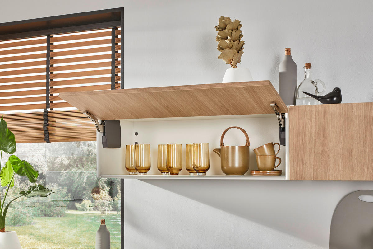 EINBAUKÜCHE   - Weiß, Design, Holzwerkstoff - Dieter Knoll