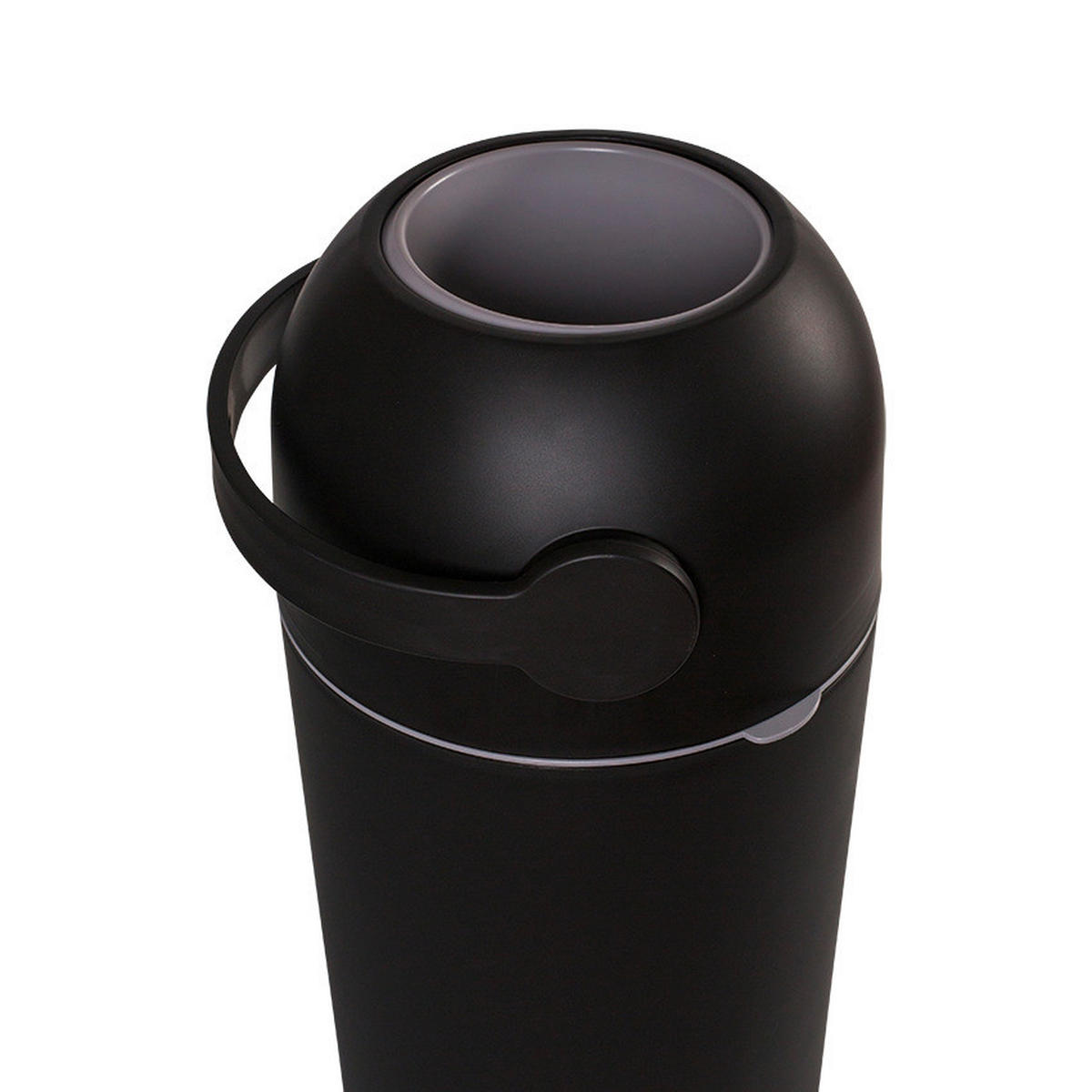 KOŠ ZA PELENE  Majestic  - crna, Basics, plastika (24,5/48,5/26cm) - MAGIC